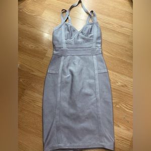 Miss circle grey bandage dress, size medium